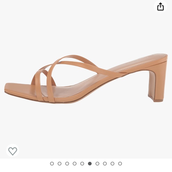 The Drop Amelie Strappy Square Toe Heeled Sandal - Picture 4 of 6